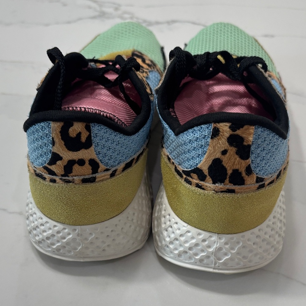 Steve Madden Multi-Color Leopard Mesh Sneaker - Picture 7 of 13